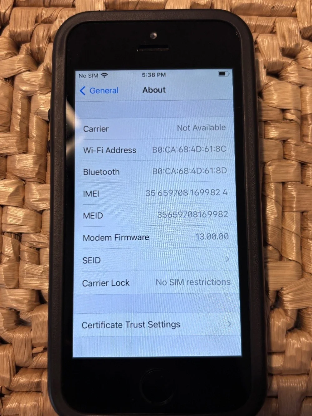 iPhone SE (1st generation)